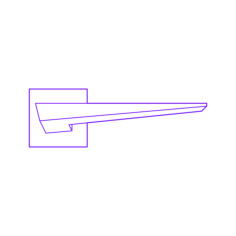 Buildings Door Handles Denver Door Handle Sticker Outline Svg File, Free Vectors File